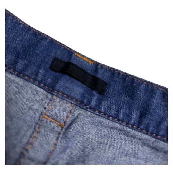 PRADA Luxury Designer Ankle Straight Denim Pants Jeans Womens 28" Small - Picture 7 of 10